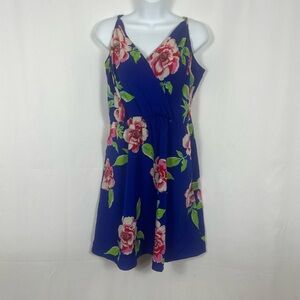 Yumi Kim floral adjustable spaghetti strap minidress L